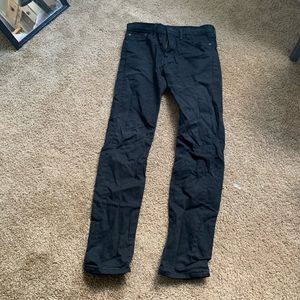 Men’s Black Slim Straight Levi Jeans